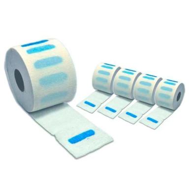 KIT 5 ROLOS DE GOLA HIGIêNICA DESCARTáVEL ROLO 100 UNIDADES SEKICH Branco