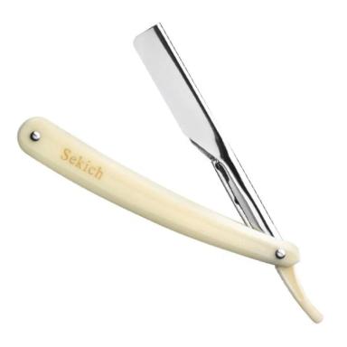 NAVALHETE INOX NAVALHA PARA BARBEAR PROFISSIONAL SEKICH Branco
