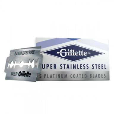 LâMINA DE BARBEAR SUPER AçO INOXIDáVEL GILLETTE PLATINUM