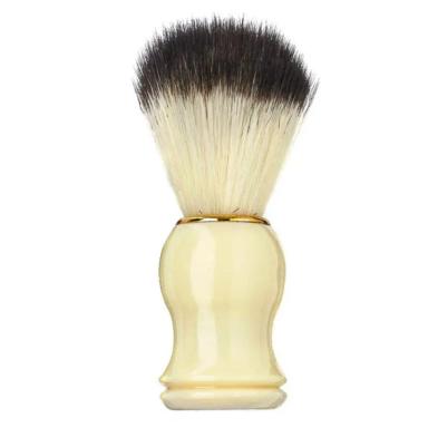 PINCEL DE BARBEAR COM CERDAS SINTéTICAS E NATURAIS SEKICH Branco