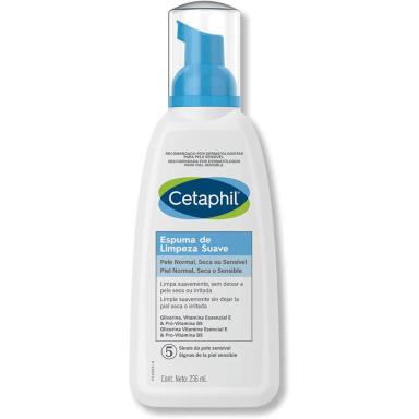 GALDERMA CETAPHIL ESPUMA DE LIMPEZA SUAVE 236ML
