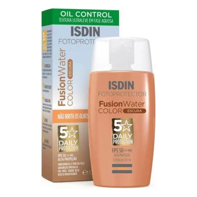 ISDIN FUSION WATER 5 STARS COLOR FPS50 COR ESCURA 50ML