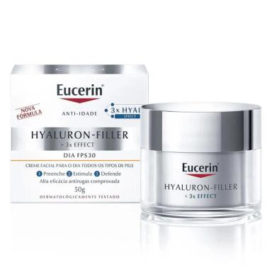 EUCERIN HYALURON FILLER 3X EFFECT CREME FACIAL ANTI-IDADE DIA FPS30 50ML