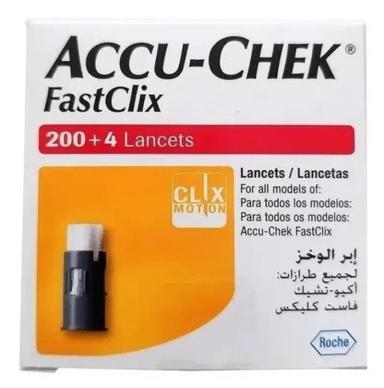 LANCETAS ACCU-CHEK FASTCLIX - CAIXA COM 204 UNIDADES