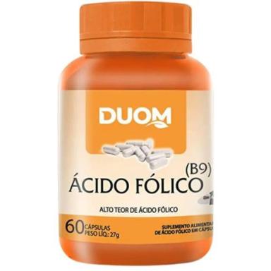 VITAMINA B9 (ÁCIDO FóLICO) DUOM 60CPS 250MG
