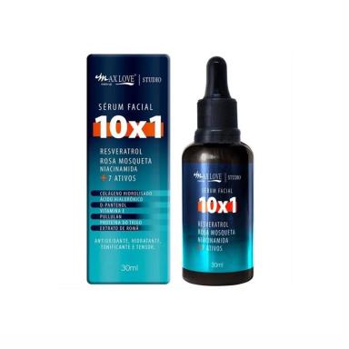 SéRUM FACIAL 10 EM 1 MAX LOVE 30ML 10 ATIVOS