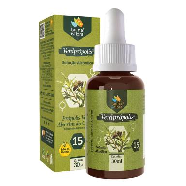PRóPOLIS VERDE 15% 30ML SOLUçãO ALCóOLICA
