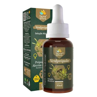 PRóPOLIS VERDE 70% 30ML  SOLUçãO ALCOóLICA