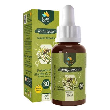 PRóPOLIS VERDE 30% 30ML SOLUçãO  ALCOóLICA Própolis Alcoólico