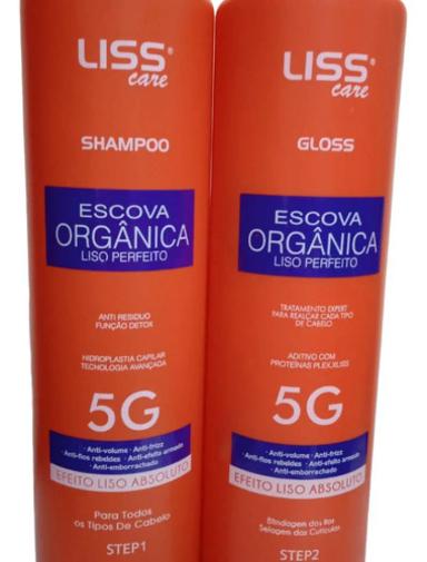 PROGRESSIVA SEM FORMOL 100% ORGâNICA LISS CARE PROFISSIONAL