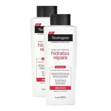 KIT 2 HIDRATANTES CORPORAL NEUTROGENA BODY CARE INTENSIVE HIDRATA&amp;amp;REPARA 400ML