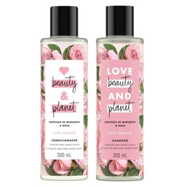 KIT SHAMPO 300ML + CONDICIONADOR LOVE BEAUTY &amp;amp; PLANET CURLS INTENSIFY 300ML