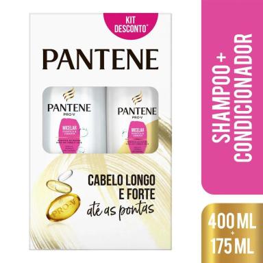 SHAMPOO PANTENE MICELAR 400ML + CONDICIONADOR 175ML