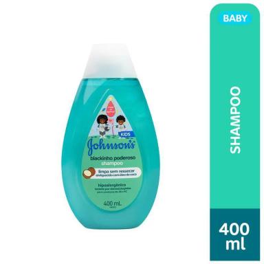 SHAMPOO INFANTIL JOHNSON'S BABY BLACKINHO PODEROSO 400ML