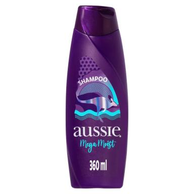 SHAMPOO AUSSIE MEGA MOIST SUPER HIDRATAçãO 360ML