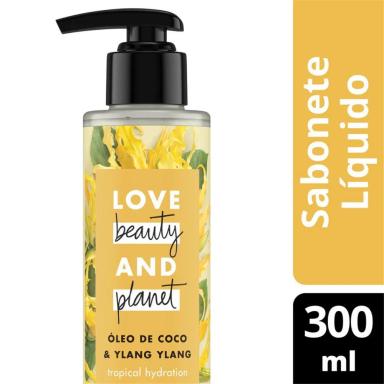 SABONETE LíQUIDO LOVE BEAUTY AND PLANET GENTLE HYDRATION 300ML
