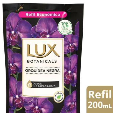Refil Sabonete Líquido Lux Botanicals Orquidea Negra 200ml