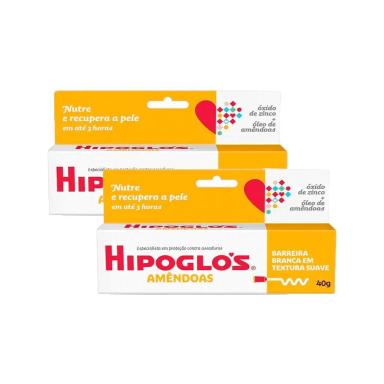 KIT 2 CREMES PREVENTIVO CONTRA ASSADURAS HIPOGLóS AMêNDOAS 40G