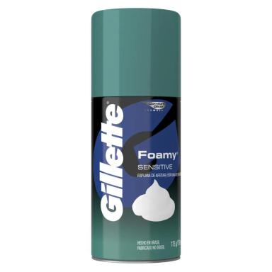 ESPUMA DE BARBEAR GILLETTE FOAMY SENSITIVE 175G