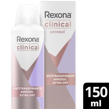 DESODORANTE ANTITRANSPIRANTE REXONA CLINICAL EXTRA DRY 150ML