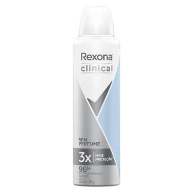 Desodorante Antitranspirante Rexona Clinical Sem Perfume 150ml