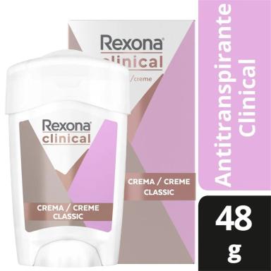 DESODORANTE ANTITRANSPIRANTE REXONA CLINICAL CLASSIC 48G
