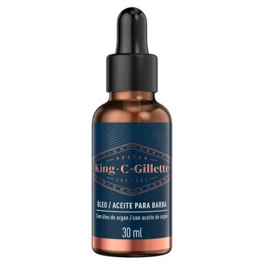 ÓLEO PARA BARBA KING C. GILLETTE 30ML