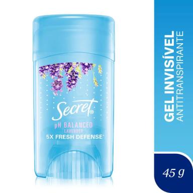 DESODORANTE EM GEL SECRET LAVANDA 45G