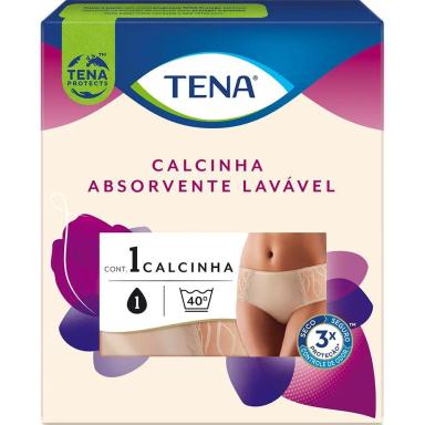 CALCINHA ABSORVENTE PARA INCONTINêNCIA URINáRIA TENA NUDE M