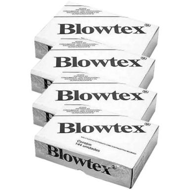 KIT 4 PRESERVATIVOS BLOWTEX NãO LUBRIFICADO 144 UNIDADES