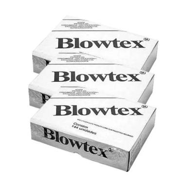KIT 3 PRESERVATIVOS BLOWTEX NãO LUBRIFICADO 144 UNIDADES