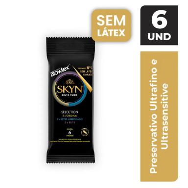 PRESERVATIVO SKYN SELECTION 6 UNIDADES