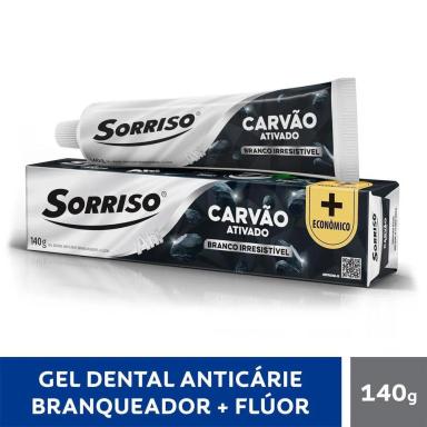 CREME DENTAL SORRISO CARVãO 140G
