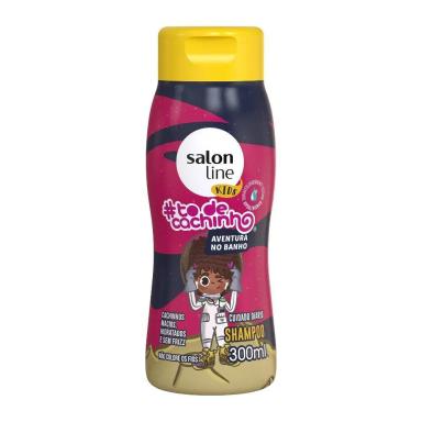 SALON LINE, SHAMPOO, TODECACHINHO KIDS, AVENTURA NO BANHO, VEGANO - CABELOS ONDULADOS, CACHEADOS E CRESPOS, 300 ML