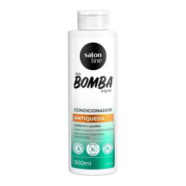 SALON LINE, CONDICIONADOR, SOS BOMBA, ANTIQUEDA - TODOS OS TIPOS DE CABELOS, 300 ML