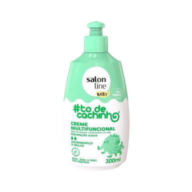 SALON LINE, CREME MULTIFUNCIONAL, TODECACHINHO, BABY, VEGANO - CABELOS ONDULADOS, CACHEADOS E CRESPOS, 300 ML