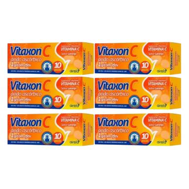 KIT C6 SUPLEMENTO VITAMINA C LARANJA VITAXON C10 - AIRELA