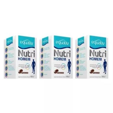 KIT C3 SUPLEMENTO VITAMíNICO NUTRI HOMEM C60 CAPS – EQUALIV
