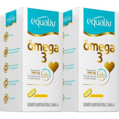 KIT C 2 SUPLEMENTO ALIMENTAR ÔMEGA 3 C120 CAPS – EQUALIV