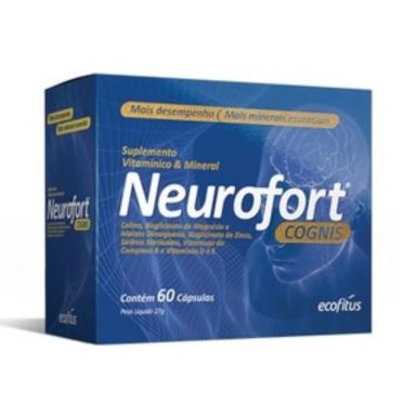 SUPLEMENTO ALIMENTAR NEUROFORT COGNIS C60 - ECOFITUS