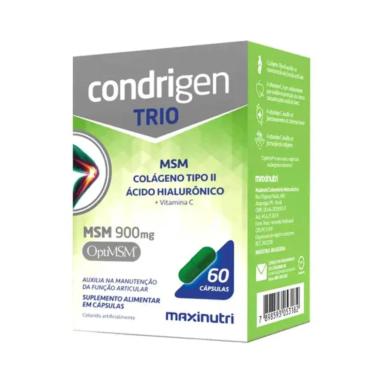 SUPLEMENTO ALIMENTAR CONDRIGEN TRIO MSM 900MG C60– MAXINUTRI