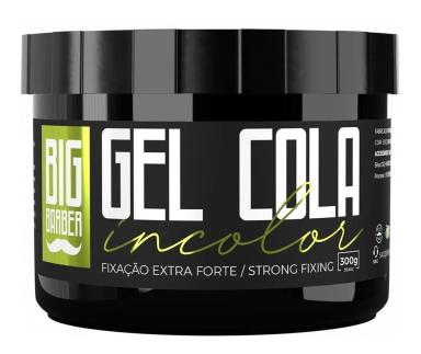 GEL COLA INCOLOR FIXAçãO EXTRA FORTE 300G BIG BARBER