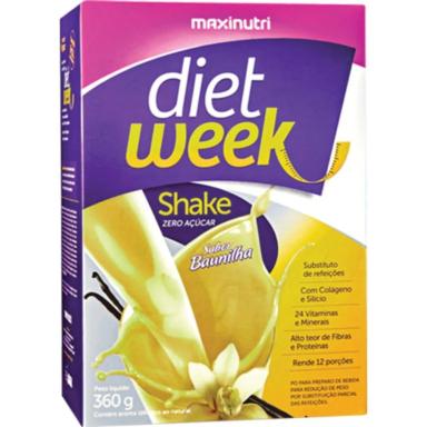 DIET WEEK SHAKE  360G - BAUNILHA - MAXINUTRI