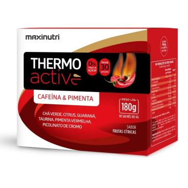 THERMO ACTIVE 180G - 30 SACHêS - FRUTAS CíTRICAS - MAXINUTRI
