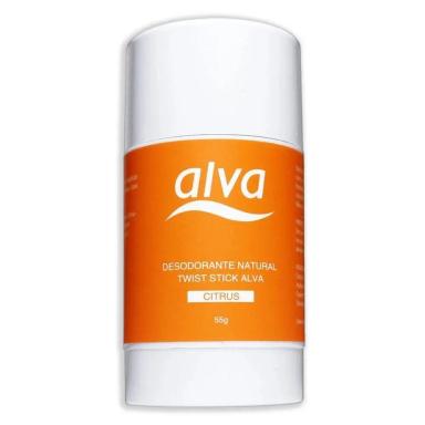 DESODORANTE NATURAL TWIST STICK ALVA CITRUS 55ML