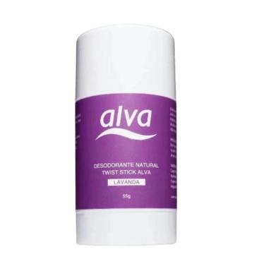 DESODORANTE NATURAL TWIST STICK ALVA LAVANDA 55ML