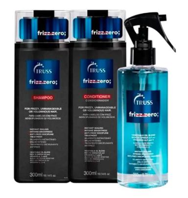 KIT TRUSS FRIZZ ZERO PARA CABELOS INDISCIPLINADOS OU VOLUMOSOS