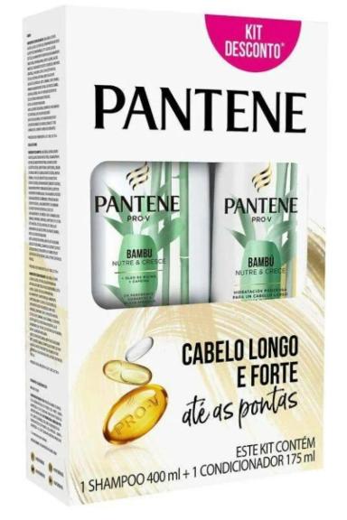 KIT PANTENE BAMBU SHAMPOO 400ML + CONDICIONADOR 175ML