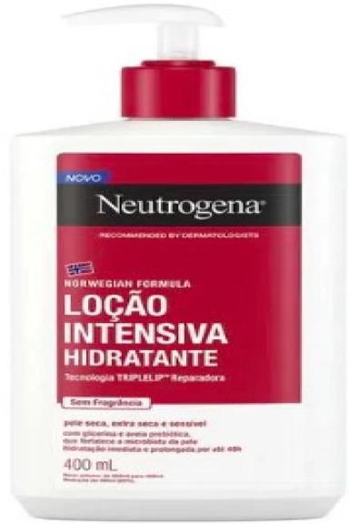 NEUTROGENA NORWEGIAN LOçãO INTENSIVA HIDRATANTE 400ML SEM FRAGRâNCIA