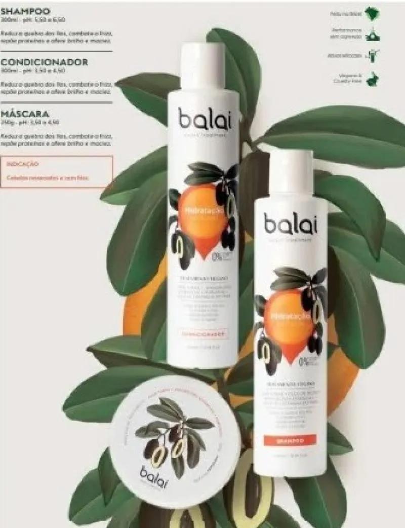 BALAI MáSCARA CAPILAR HIDRATAçãO PROFUNDA 250G